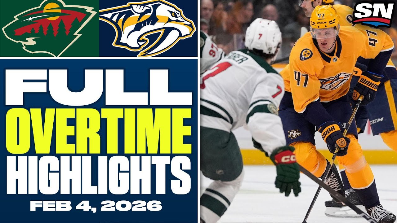 Minnesota Wild at Nashville Predators | FULL Overtime Highlights - February 4, 2026