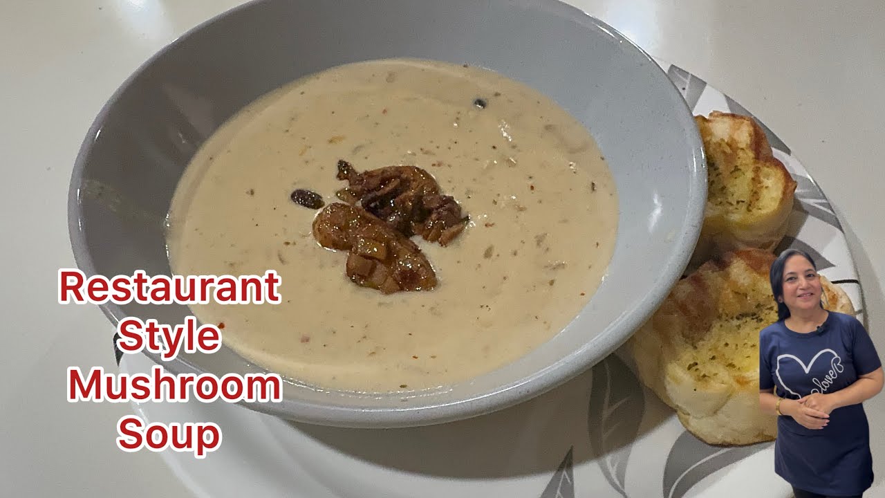 Creamy Mushroom Soup Recipe | | रेस्टोरेंट स्टाइल गाढ़ा मशरूम सूप |Easy & Thick Mushroom Soup 😋🫶