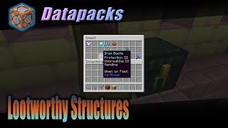Lootworthy Structures - Minecraft Datapacks