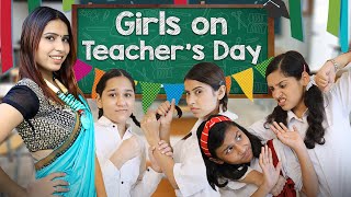 Girls On Teachers Day Teacher s Day Special SBabli