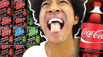 DIY COKE POP ROCKS! & POP ROCK COKE CHALLENGE