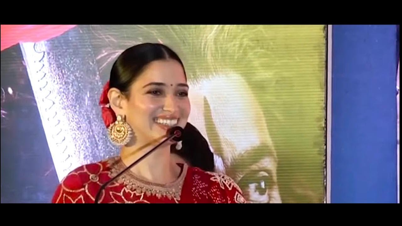 Tamannah Speech at Sye Raa Press Meet | Tamil