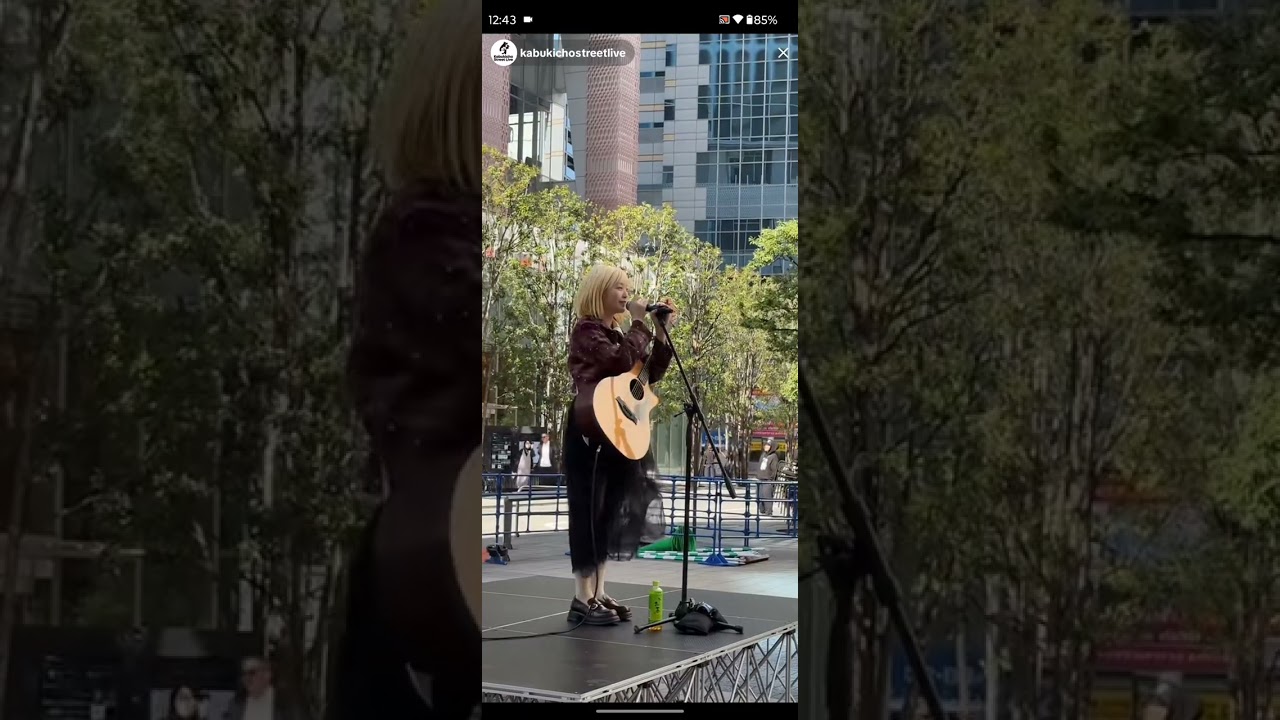 パクユナ🇰🇷　2026.02.28　新宿歌舞伎町ストリートライブフェス／シネシティ広場【三重県出身のシンガーソングライター】ラストまで #歌うま #路上ライブ #天使の歌声　#シンガーソングライター 