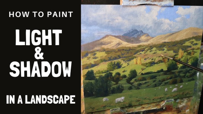 How to Paint a Mountain Landscape in Acrylics