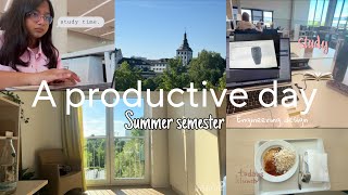 Vlog37-A Productive Day In My Life ,Summer Semester Study At Hochschule Hamm Lippstadt,Study Vlog.