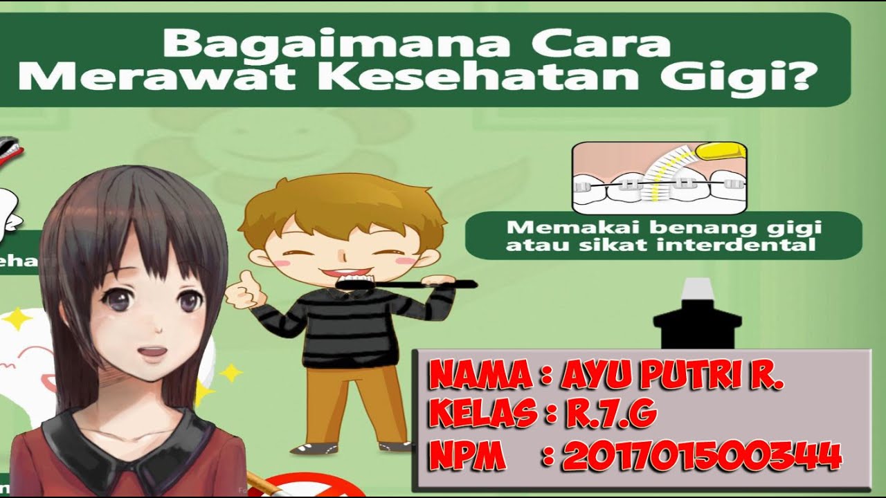  Gambar  Anime Kebersihan Gigi  Dan Mulut