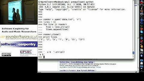 Files in Python: stripping strings (Software Carpentry)