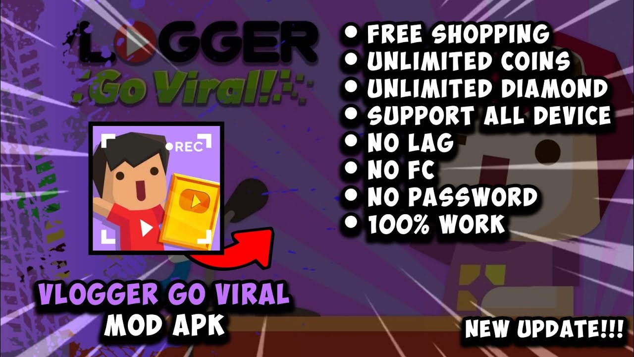 VLOGGER GO VIRAL MOD APK [ NO PW ] NEW