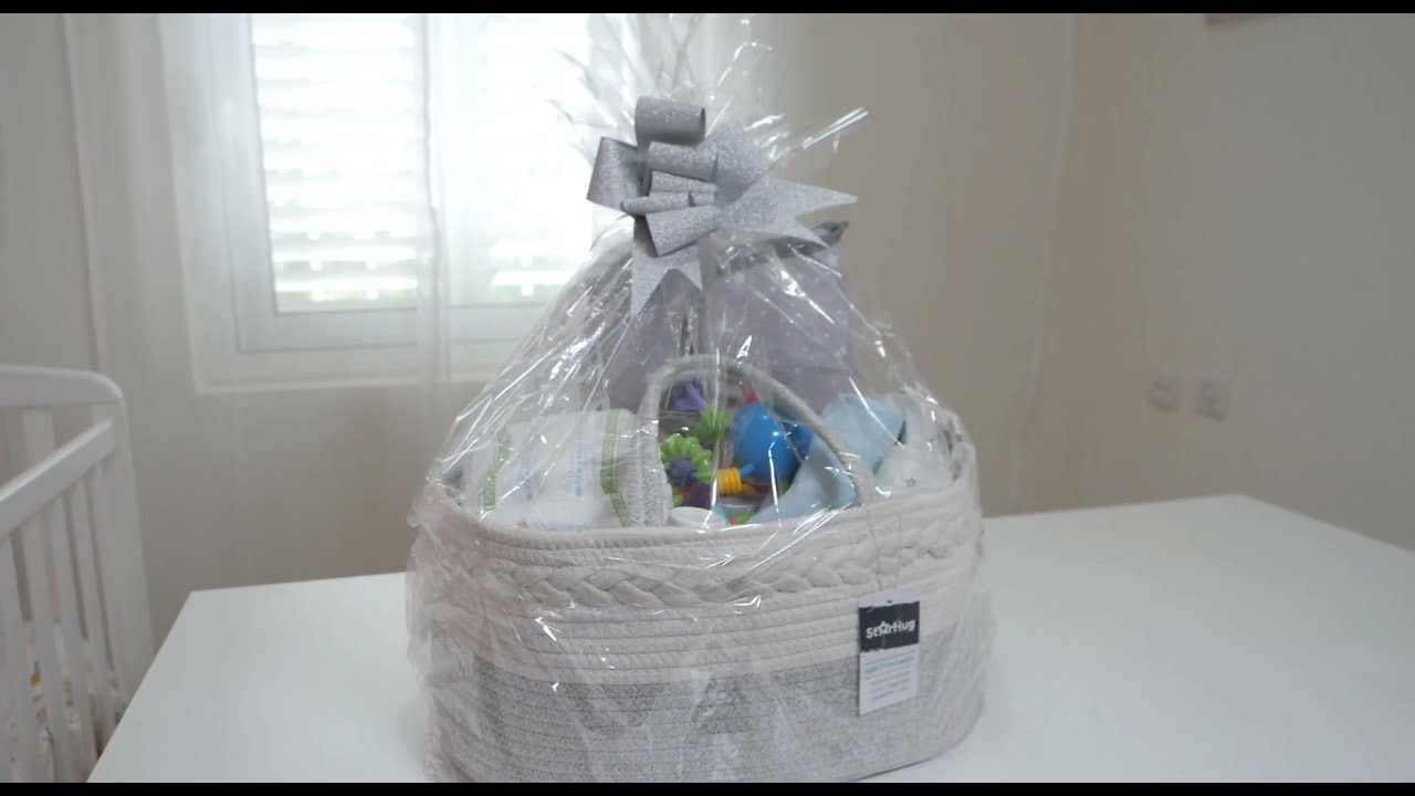 Baby and Parent Organization - Baby Diaper Organizer - Large Nursery Storage Bin for Changing Table