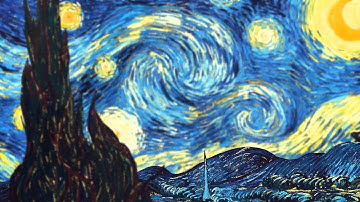 Parallax Artwork: Vincent Van Gogh - Starry Night