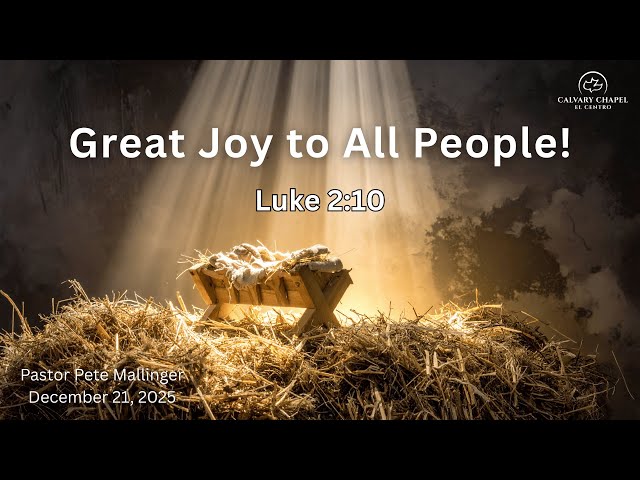 Sunday Service | Pastor Pete Mallinger | 