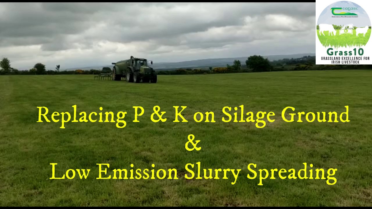Low Emission Slurry Spreading Following Silage Cuts