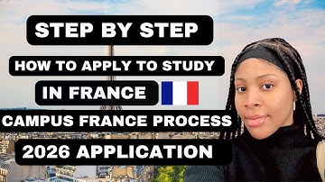 How to Apply to Study in France 2026 | Campus France Step by Step | DIY Application  #campusfrance