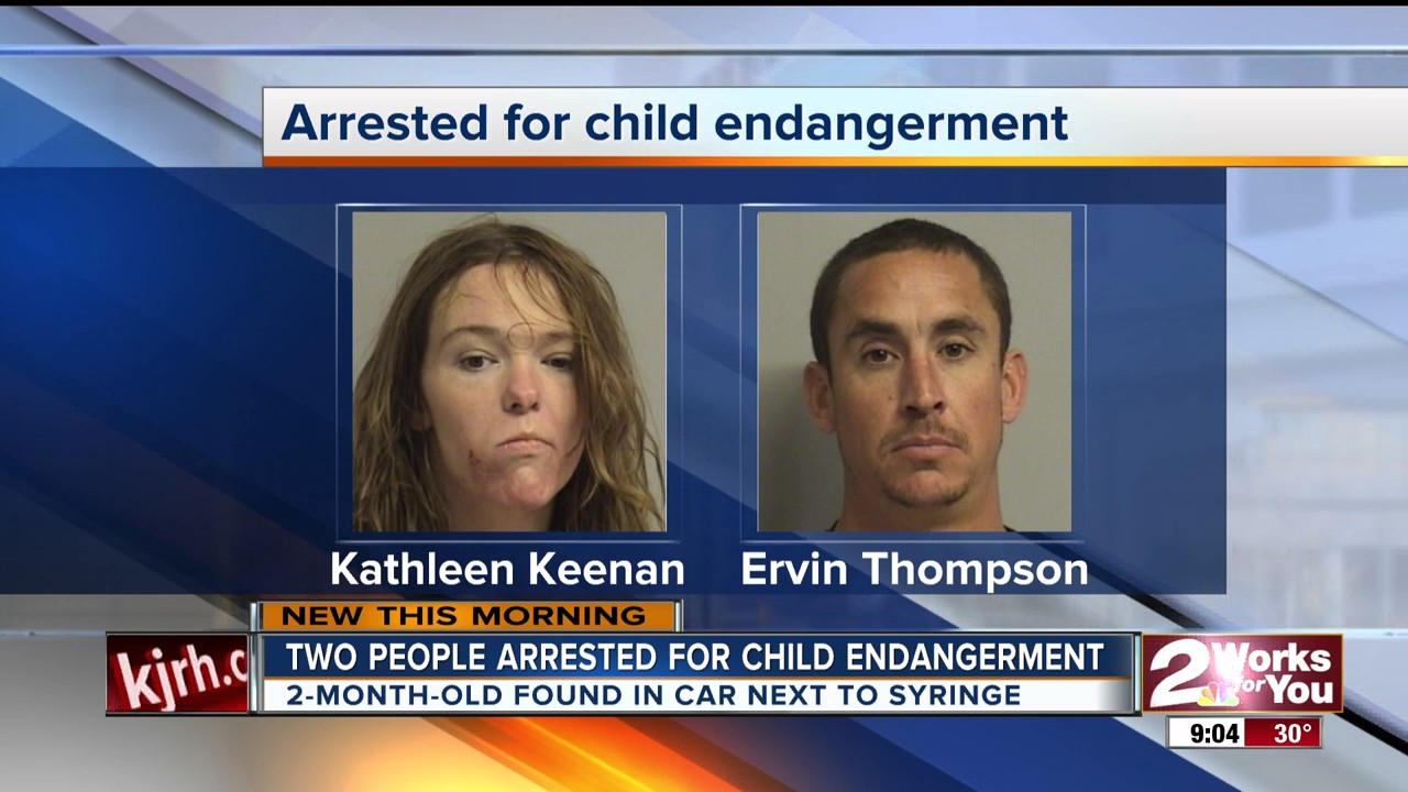 2 arrested after baby found in vehicle near syringe, police say - YouTube
