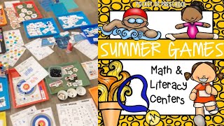 Summer Games Math & Literacy Unit Preview