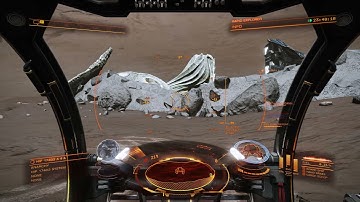 Elite Dangerous Finding a Thargoid Crash Site