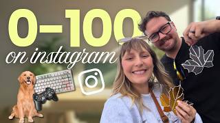 how to grow an Instagram account from SCRATCH (With ZERO followers and as a complete beginner!)