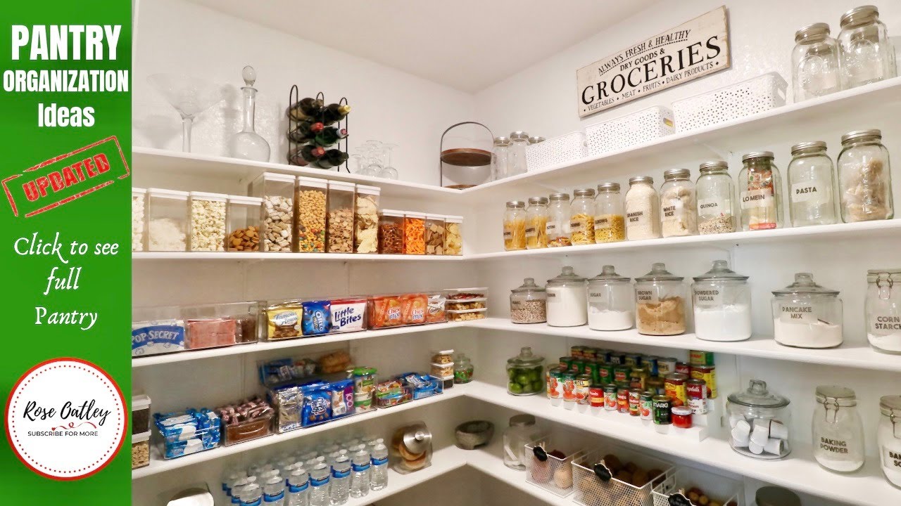 Pantry Organization | How to organize a pantry | Pantry Make over Ideas