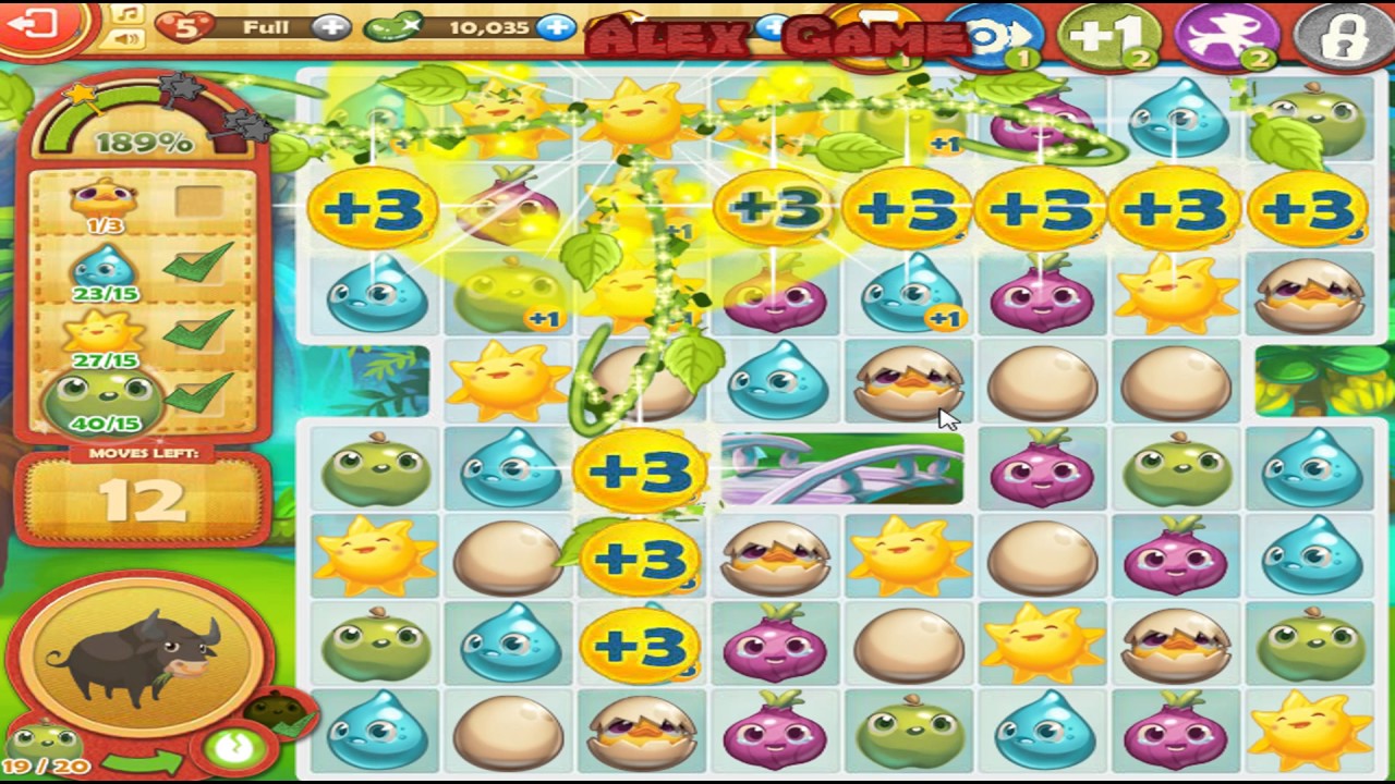 Farm Heroes Saga Level 28 Only 3 StarS