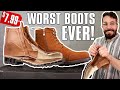 Don't Trust Amazon Boots - (CUT IN HALF) - How They Import Boots as Slippers