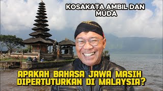 Mengapa kosakata ini tidak/belum pernah dikoreksi oleh orang Jawa di Malaysia?