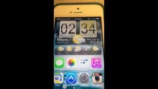 HTC Weather Animations on iPhone 5 iOS 7.0.4 screenshot 5