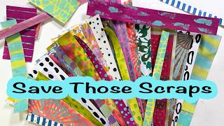 Don’t Toss Those Paper Cut-Offs! Make Art Papers Instead