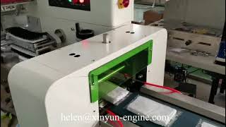 Super Fast Automatic Pillow Type Facial Tissue Paper Packing Machine in Action