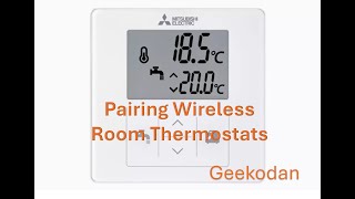 Ecodan FTC7 Pairing Wireless Room Stat