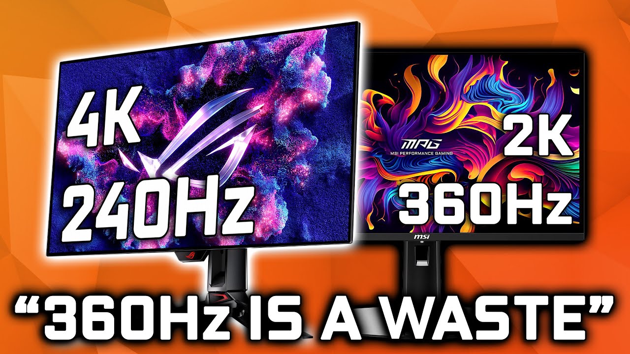 Is 360Hz a Waste? - 240Hz vs 360Hz Monitors - YouTube