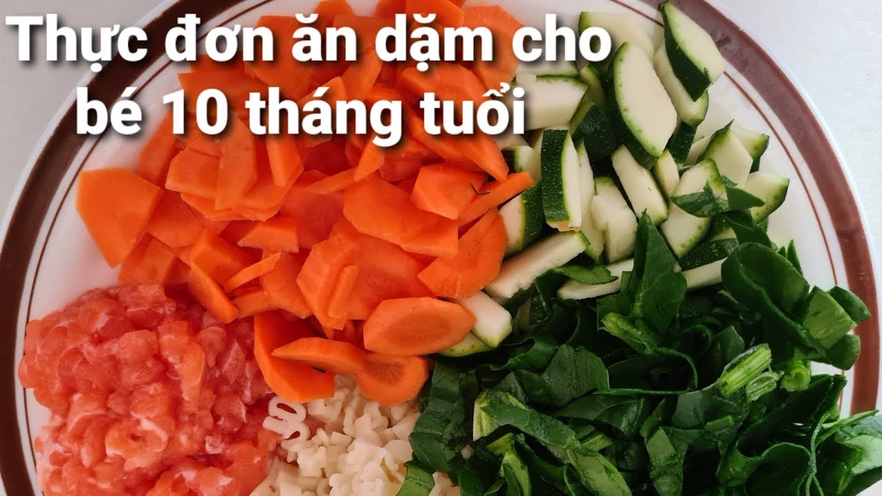 Thực đơn ăn dặm cho bé 10 tháng tuổi. Bé đánh bay cả bát trong nốt nhạc 😯  - YouTube