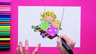 How To Draw Nelly And Nora Cbeebies