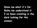 Hoobastank - Crawling in the Dark (With Lyrics)