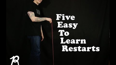 Five Easiest Yoyo Rewinds - Snap Start, Freehand Flick, Kick Start, Hard Throw, Trapeze Roll-Up