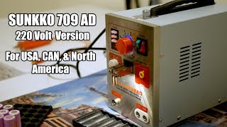 Sunkko 709 Ad 220 Volt For Usa, Can, North America Battery Spot Welder