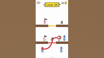 Draw to Pee  - level 66 - Gameplay Walkthrough Video #short #shorts #game #games