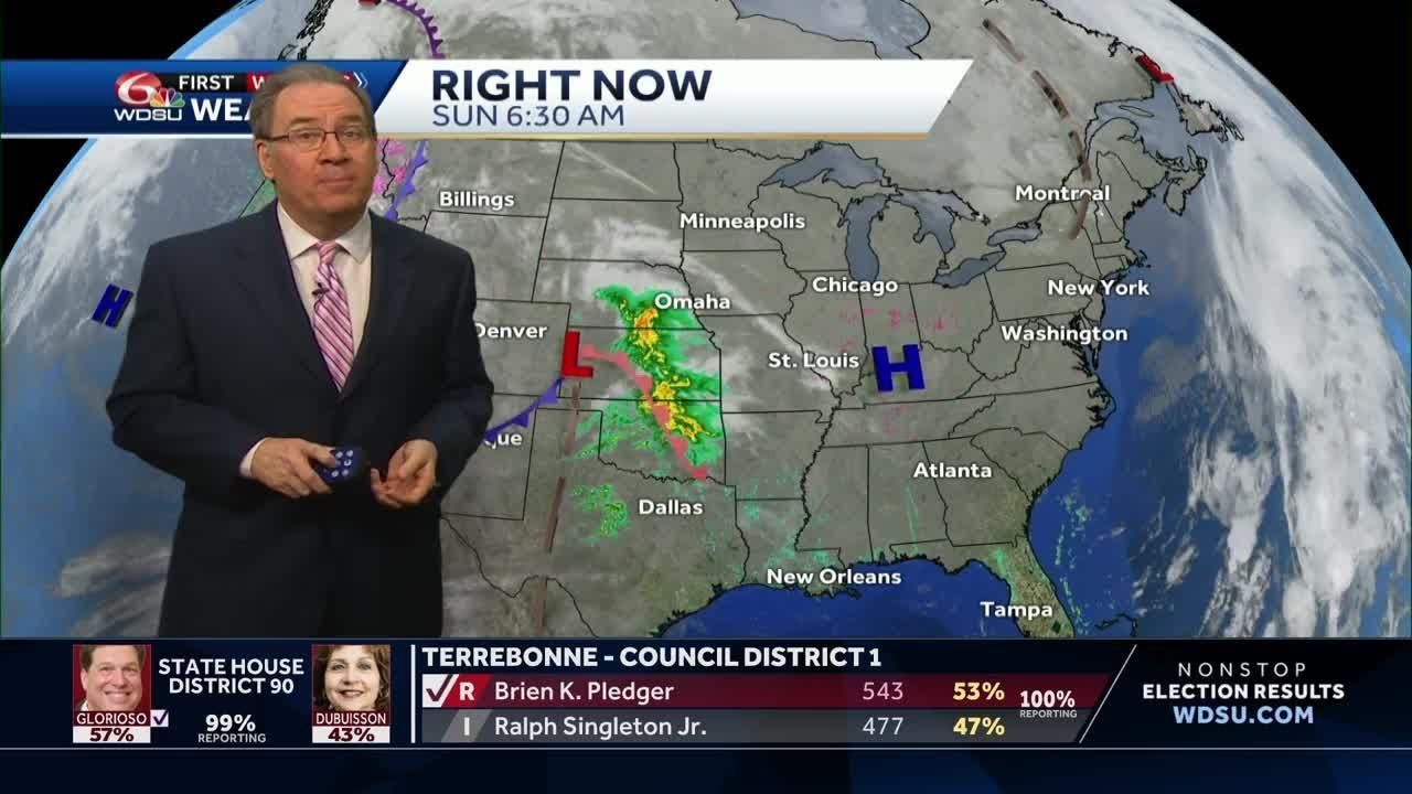 Great Sunday, but Monday brings rain & thunderstorms - YouTube
