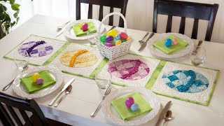 Viewer Favorite: Making a Ruched Easter Egg Table Runner | Shabby Fabrics