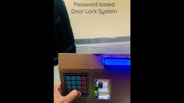 Embedded Hardware Design Project | Password based Door Lock System using Arduino Uno