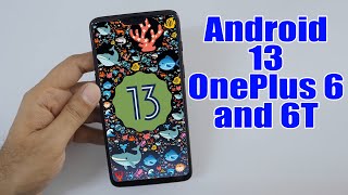 Install Android 13 on OnePlus 6 and 6T (AOSP Rom) - How to Guide!