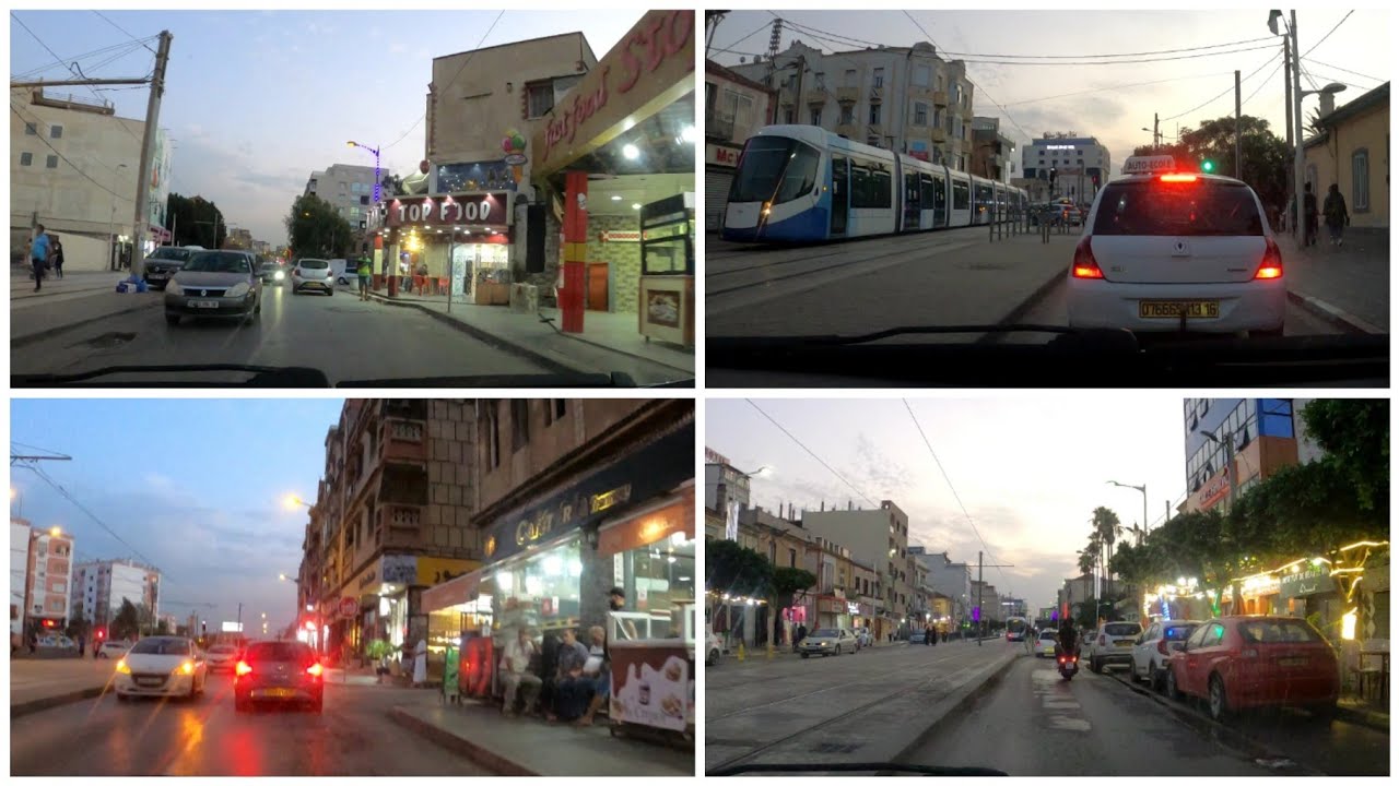 برج الكيفان إلى محطة الترام واي باب الزوار في وقت الغروب الجودة K4