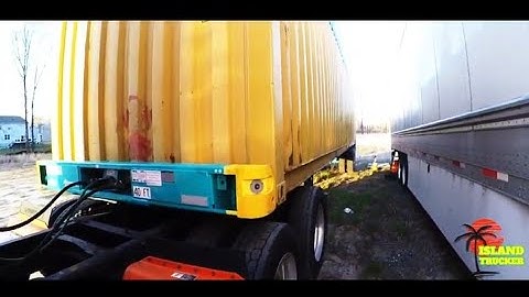 How to secure container to the chassis | East coast container hauler