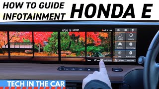 2021 Honda E Infotainment Guide