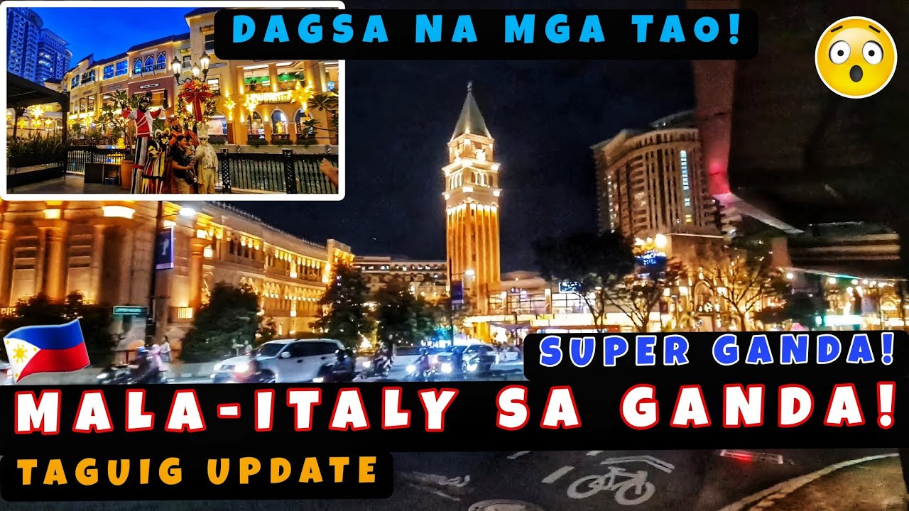 Dagsa na mga,Tao! Isa sa Pinaka Magandang Lugar sa Metro Manila! Mala-Italy ang Ganda! 🇵🇭