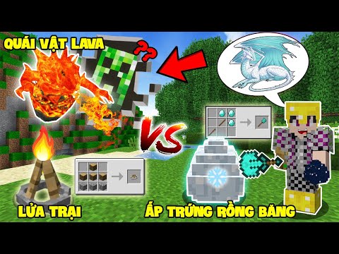 Video MINECRAFT BÍ KÍP LUYỆN RỒNG TẬP 1 | ẤP TRỨNG RỒNG BĂNG... - youtube
