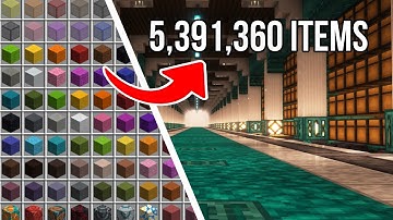 I Built The LONGEST Storage System In Minecraft