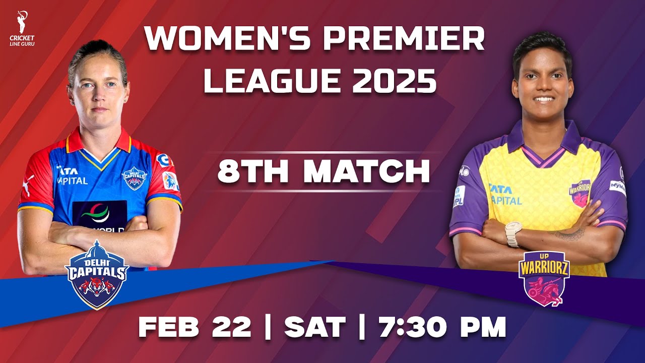 WPL 2025: Delhi Capitals Women vs UP Warriors Women 8th Match PREDICTION | WHO WILL WIN?