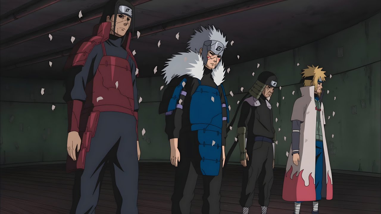 Hokages são ressuscitados pelo Orochimaru com Edo Tensei | Naruto Dublado