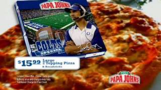 Tony Dungy Papa Johns Commercial 15