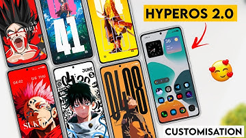 Hyperos 2.0 Customisation Based On Themes 😱 - Animation Icon & iOS 19 Control Center More ✴️